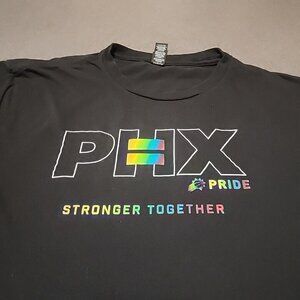 Phoenix PHX Pride Better Together Pay** Pal Black LGBT adult large tshirt